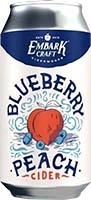 Embark Blueberry Peach Cider 4 Pk - Ma