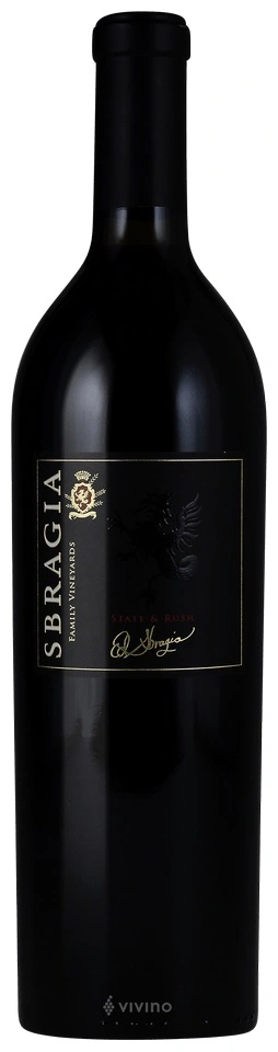 Sbragia  State & Rush  Merlot  Napa Valley  California  2012