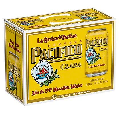 Pacifico Clara 12pk Mexico 12oz Can