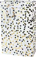 Gift Bag Lg Tuxedo Dots 1.5l