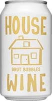 House Wine Brut Bubbles Can