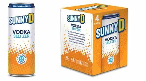 Sunny D Vodka 4pk 12oz Can