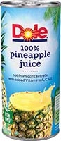 Dole 100% Juice Pineapple Paradise 8.40 Fl Oz