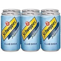 Schweppes Club Soda 6pk 10.00oz*