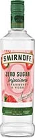 Smirnoff Zero Sugar  Strawberry & Rose Flavored Vodka