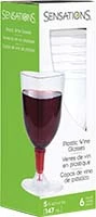 Plastic Wine Glasses 6pks