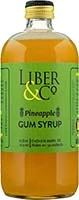 Liber Pineapple Gum Syrup 9.5oz