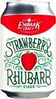 Embark Straw / Rhubarb Cider 4 Pk - Ma