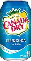 Canada Dry Club Soda Plastic 6 Pk