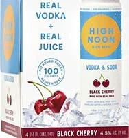 High Noon Black Cherry 4pk Ri 12oz Can