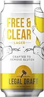 Legal Draft Free And Clear Gluten Free Cans