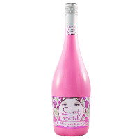 Sweet Bitch Painted Bottle Moscato Rose