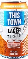 Carton This Town Lager 6pk Can