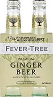 Fever Tree Diet Ginger Beer 4 Pk