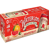 Waterloo Sparkling Water Grapefruit 12 Pack 12oz