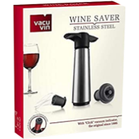 Vacuvin Wine Saver Gift Pack 5 Pc Stainless