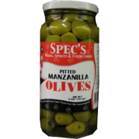 Specs Olives Manzanilla Pitted 9 Oz