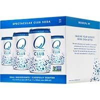 Q Club Soda 4pk Cans