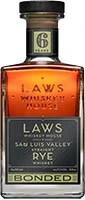 Laws San Luis Bonded Rye Whiskey