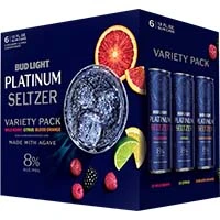 Bud Light Platinum Selter Vty 6pk