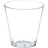 Cups Plastic Hard Clear 2oz Shot 50/50