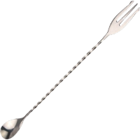 Wrap Art Bar Spoon With Fork Stainless Steel