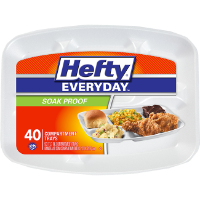 Hefty Everyday Plates Compartment