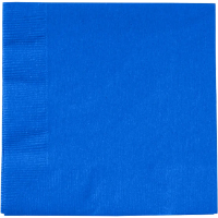 Cobalt Blue 2ply Paper Beverage Napkins