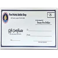 Gift Certificate $25