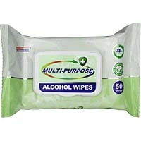 Wipes Multi Purpose Alcohol Wipes - 72 Pk