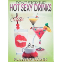 Hot Sexy Drink Recipe Playing Cards