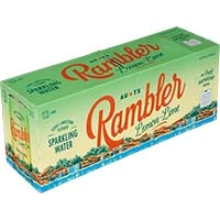 Rambler Sparkling Water Lemon Lime 12 Oz 12pack