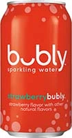 Bubly Strawberry Single Can