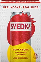 Svedka Strawlem Vokda Soda 4pk