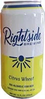 Rightside Citrus Wheat Near Beer 6pk Cn