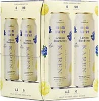 Mom Water Karen Lemon Blueberry 4pk