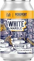 Monument City White Marble 6/24 Pk/can