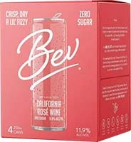 Bev Glam Sparkling Rose 250ml 4pk