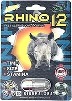 Rhino 12 Enhancement Pill 750ml