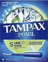 Tampax Pearl 8ct Super