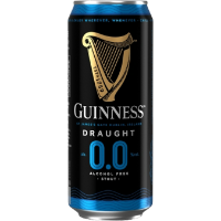Guinness Draught 0 Alcohol Free  4pk Can