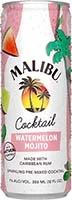 Malibu Rtd Watermelon Mojito 4pk Cn