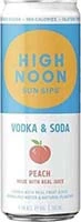 High Noon Vodka Soda Peach