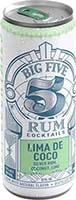 Big Five Rtd Lima De Coco 4pk Can