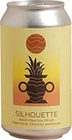 Hudson Valley Peach Silhouette 16oz 4pk Cn