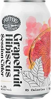 Potter's Grapefruit Hibiscus 6pk Cn