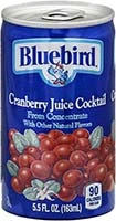 Bluebird Cranberry Juice Is Out Of Stock