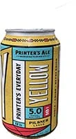 Printers Ale Yellow German Pilsner 6pk