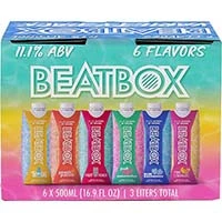 Beat Box Punch Vrty 6pk  16.9oz