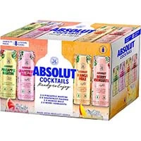 Absolut Rtd Variety 8pk